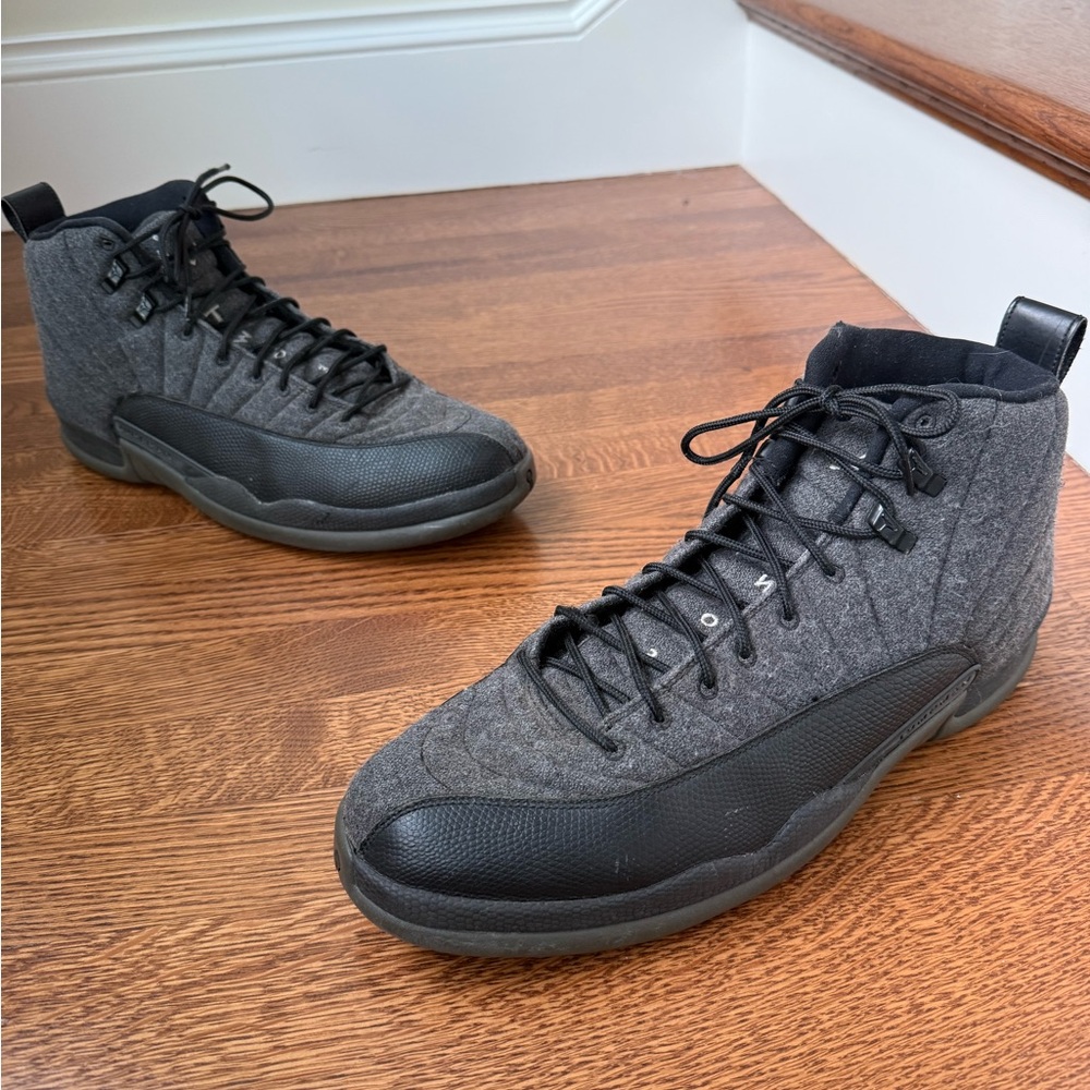 AIR JORDAN Retro Wool 12 2016 Gray High Top Sneakers Trainers Nike 15